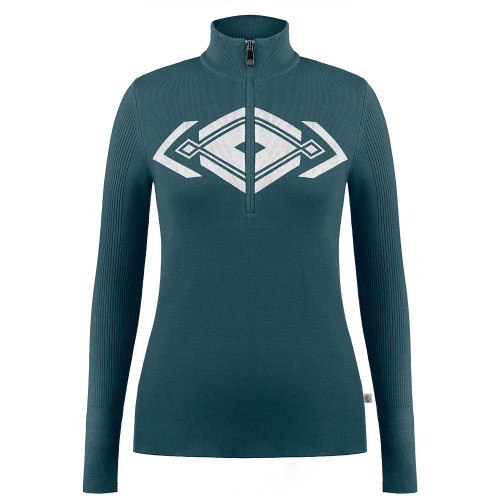 Pull En Maille Poivre Blanc 3540 Ever Green Femme