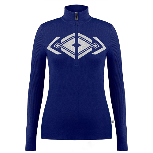 Pull En Maille Poivre Blanc 3540 Infinity Blue Femme