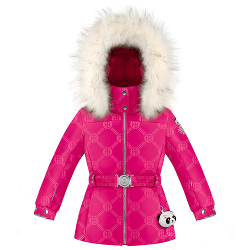 Girl's 1003 Embo Magenta Pi Poivre Blanc Ski Jacket