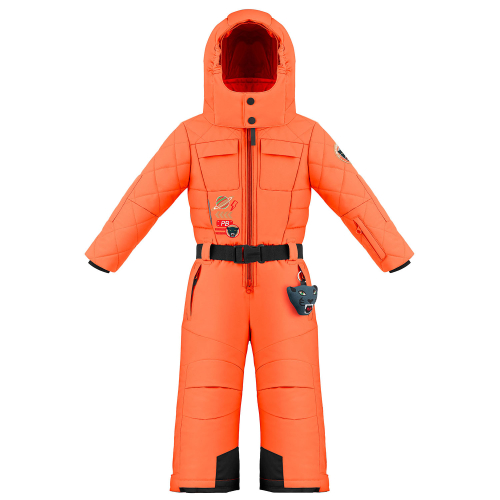 Boy's 0930 Mandarin Orange Poivre Blanc Ski Suit