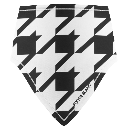 Tour de Cou Poivre Blanc 1591 Check Black Femme