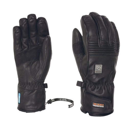 Level Icon Black men's ski / snow gloves