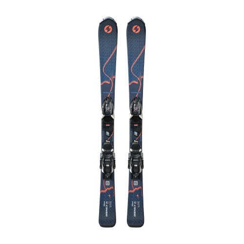 Blizzard Anomaly Jr Ski Pack + FDT Jr7 Blue Orange Boy Bindings
