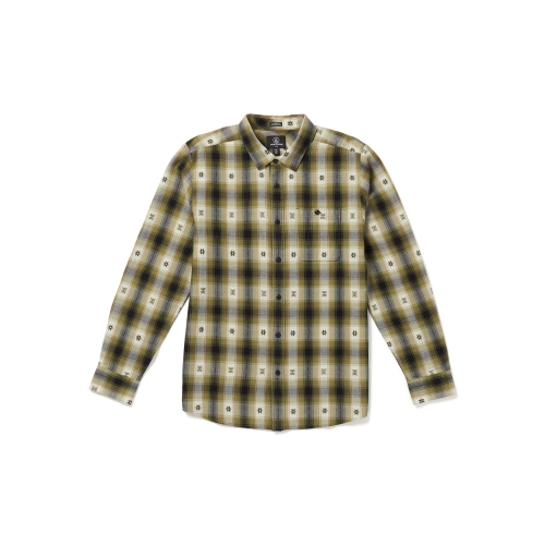 Chemise Volcom Skate Vitals Simon B Woven Vert Homme