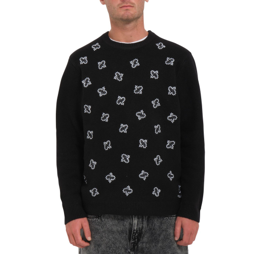 Sweat Volcom Deep Fakie Noir Homme