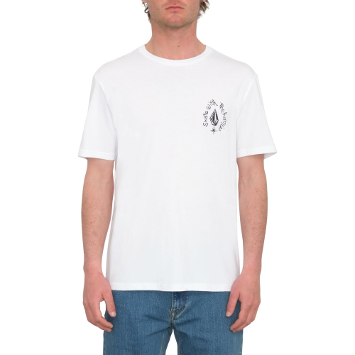 T-Shirt Volcom Maditi White Homme