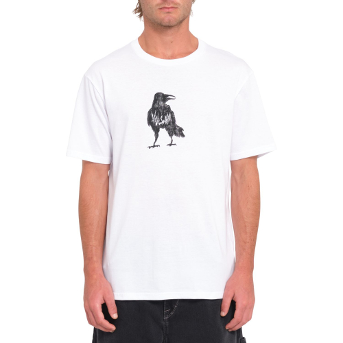 Tee Shirt Volcom Issam Crow White Homme