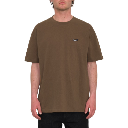 T-Shirt Volcom Pistol Stone Dark Earth Homme