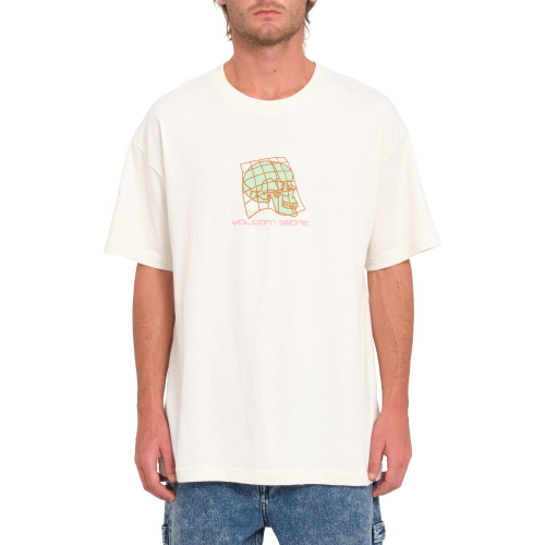 Tee Shirt Volcom Mindoor Dirty White Homme