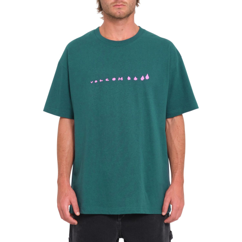Tee Shirt Volcom Arthur Dino Evergreen Homme