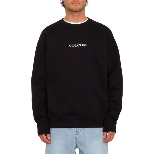 Sweat Volcom Volcom Stone Crew Fleece Black Homme