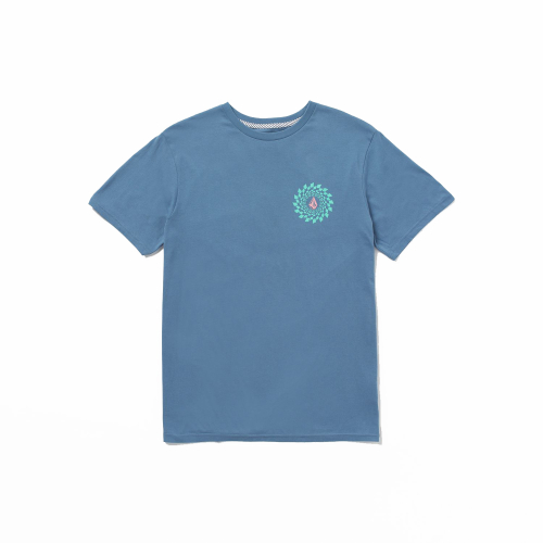 Tee Shirt Volcom Easy Orbit Blueberry Homme