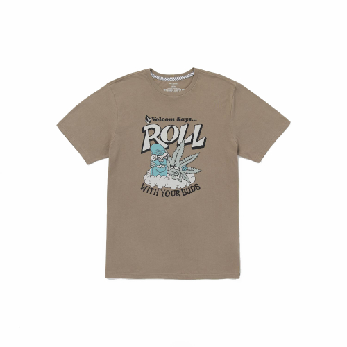 Tee Shirt Volcom Budz Teak Homme