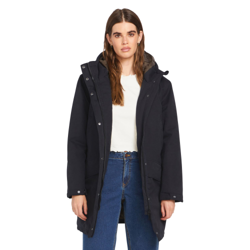 Volcom Somestone 10k Parka Black Woman