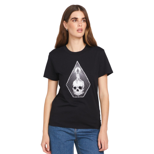 Tee Shirt Volcom Radical Daze Tee Black Femme