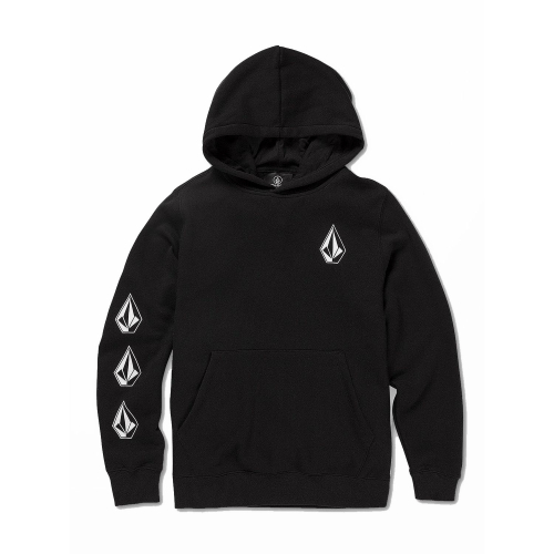 Sweat a Capuche Volcom Iconic Stone Noir Garçon