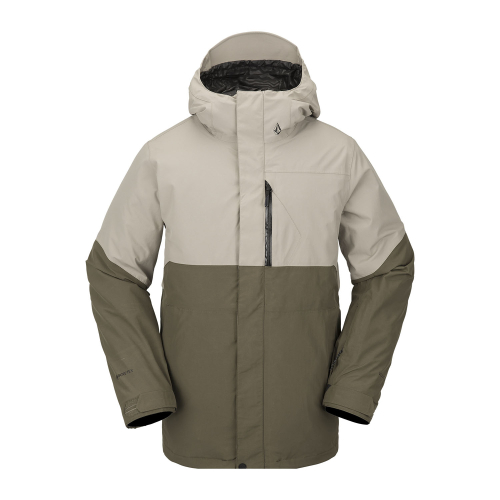 Volcom L Gore-Tex Jacket Dark Khaki Men's Ski/Snow Jacket