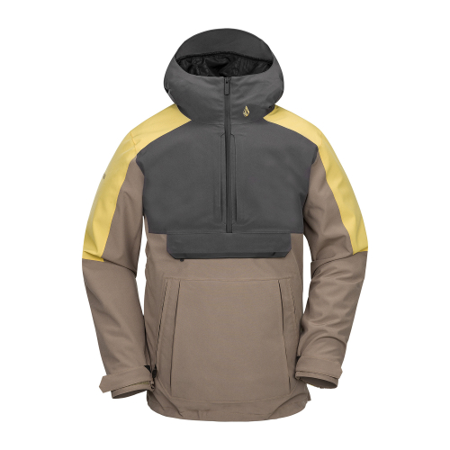 Volcom Brighton Pullover Ski/Snow Jacket Chestnut Brown Homme