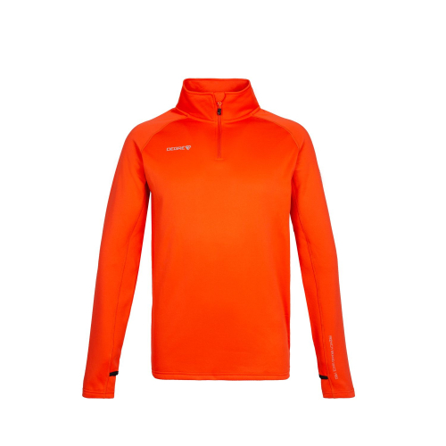 Pull Demi-Zip Thermique Degre 7 Gleisin Deep Orange Homme