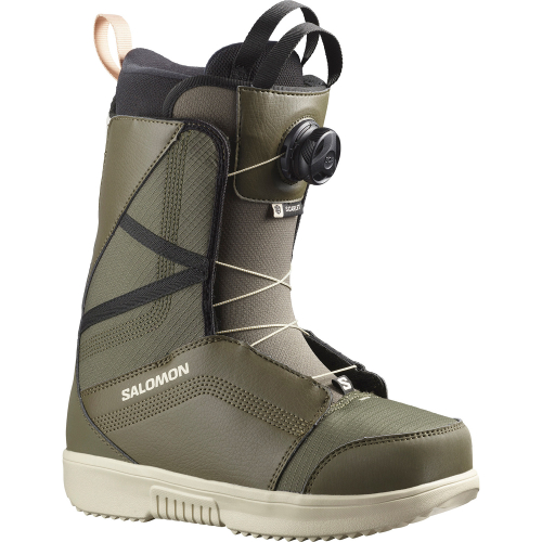 Boots de Snowboard Salomon Scarlet Boa Vert Femme