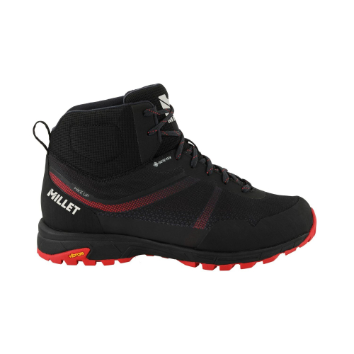 Chaussures Montantes De Randonnée Millet Hike Up Mid Gtx Black - Noir Homme - New Logo