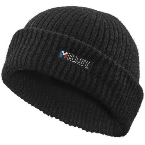 Bonnet Millet Chamonix Wool Beanie Black Homme