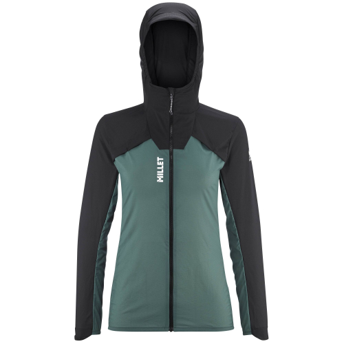 Veste Softshell Millet INTENSE WINDBREAKER Bottle Black Femme