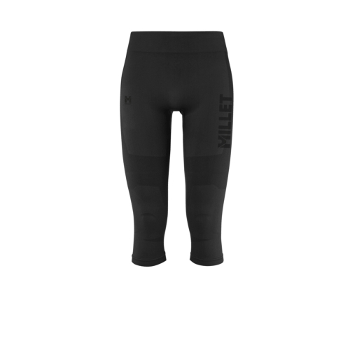 Underwear Pant Millet Drynamic Soft 3/4 Tight Black Homme