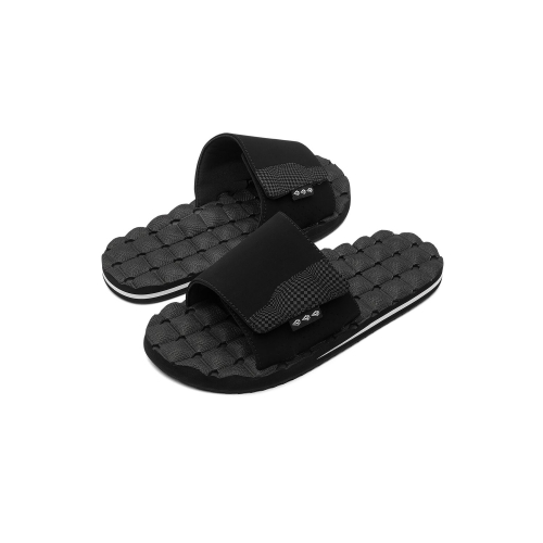 Sandals Volcom Recliner Slide Black White Homme