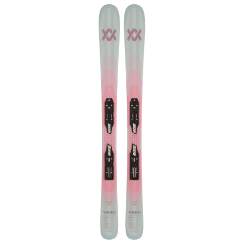 Pack De Skis Volkl Blaze Jr Blue Pink + Fixations 7.0 Vmotion Jr Bleu Fille