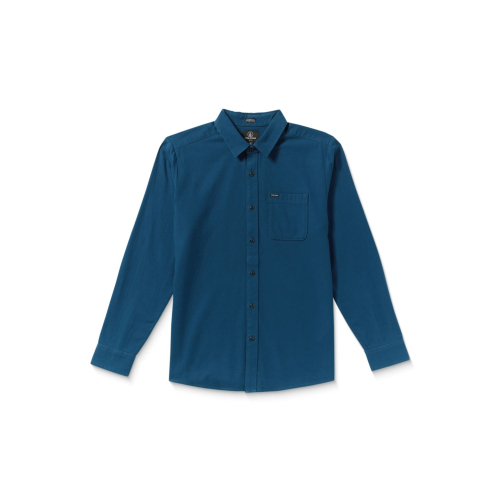 Chemise Volcom Caden solid cosmic blue Homme