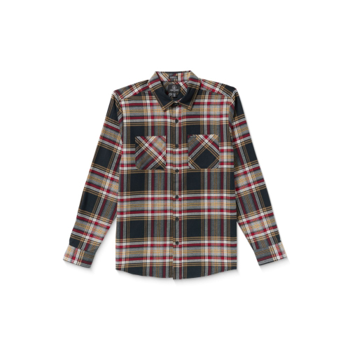 Chemise Volcom Netastone flannel antique black Homme