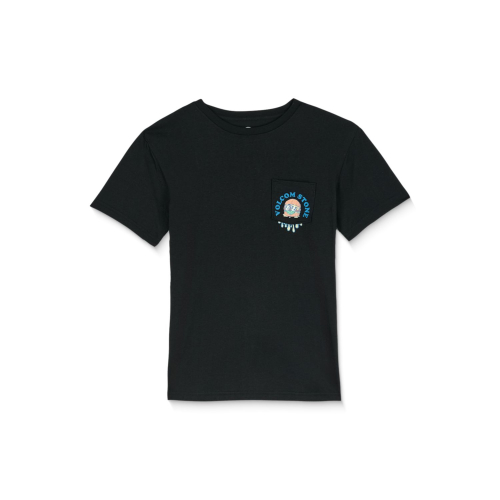 Boy's Volcom Burgstone pocket black T-shirt