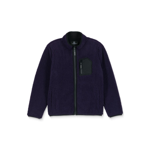 Veste Polaire Volcom Muzzer fuzzar zip dark purple Garçon