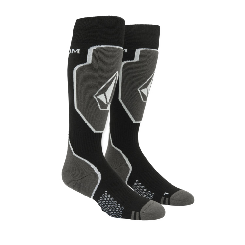 Chaussettes de snowboard Volcom Shield wool blend otc black Homme