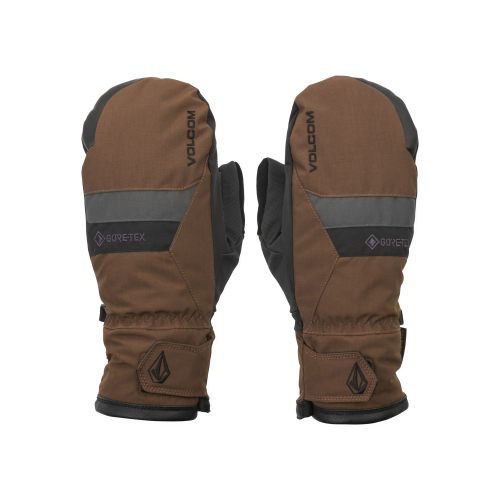 Mouffles de ski / snow Volcom Stay dry gore-tex brown Homme