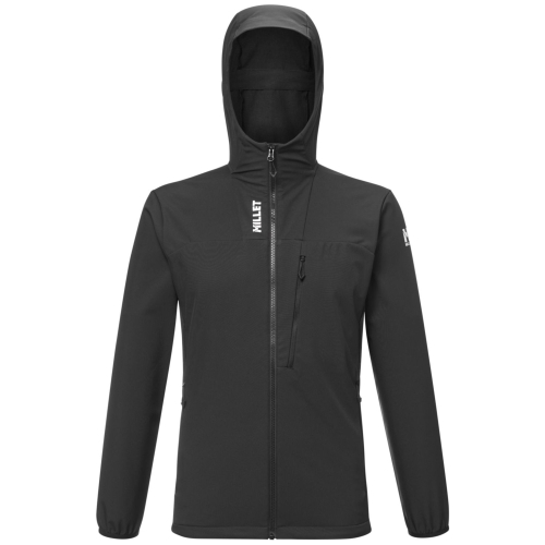 Softshell Millet Seneca shield hoodie black Homme