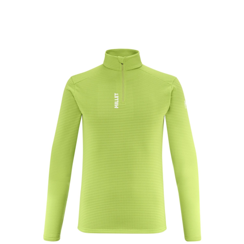 Men's Millet Intense fleece po macaw green outdoor sweater