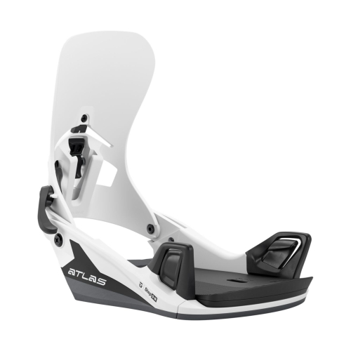 Union Atlas step on white snowboard bindings for men