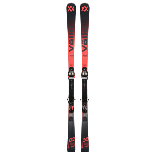 Pack ski Volkl Racetiger gs master +fixations Comp 16 gw Rouge Homme
