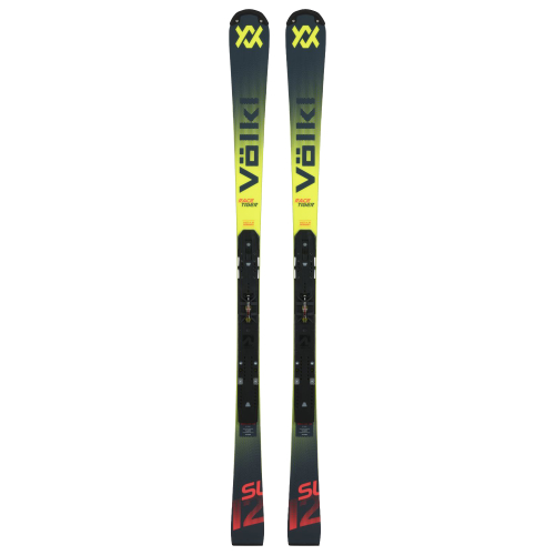 Volkl Racetiger sl r jr wc-plate +fixations Comp 12 Yellow Boys Ski Pack
