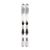 K2 Mindbender 90c W Ski Pack + Squire 10 White Women's Bindings