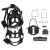 Fixation de Splitboard Ride A-BC black Homme