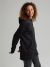 Burton Oak Long Hooded Sweatshirt True Black Heather Women