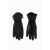 Poivre Blanc Stretch Ski Gloves 0870 Black Woman