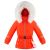 Veste De Ski Poivre Blanc 1008 Clementine Orange Fille