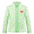 Girl's Poivre Blanc 1500 Leopard Paradise Green Fleece Jacket