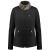 Women's Poivre Blanc 1701 Leopard Black3 Fleece Jacket