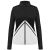 Poivre Blanc 1702 Black White3 Women's Fleece Jacket