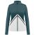 Women's Poivre Blanc 1702 Ever Green White Fleece Jacket